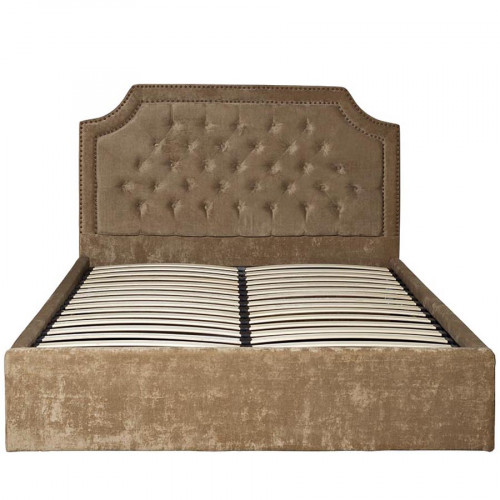 кровать двуспальная с подъемным механизмом бежевая diana в Нижневартовске