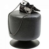 пуф вращающийся richi черный в Нижневартовске