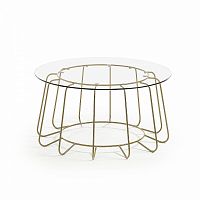 стол журнальный paradigm d 80 см со стеклянной столешницей от la forma (ex julia в Нижневартовске