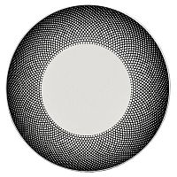 зеркало круглое большое с черным принтом ваил 3 в Нижневартовске