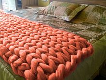 плед нежность коралловый большой в Нижневартовске