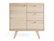 мини-комод thimon осветлённый дуб фасады шпон в Нижневартовске