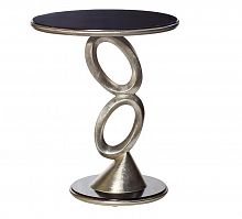 стол журнальный ring серебро, чёрный в Нижневартовске