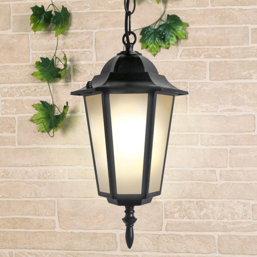 уличный подвесной светильник elektrostandard 1004h черный 4690389085710 в Нижневартовске