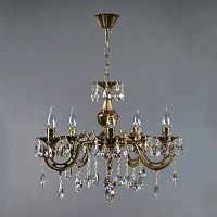 подвесная люстра ambiente aria 8818/5 pb tear drop в Нижневартовске