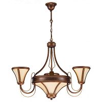 подвесная люстра kemar tanaja t/3 brown в Нижневартовске