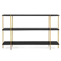 стеллаж florian gold черный дуб в Нижневартовске