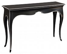 консоль дрезден черная с серебряным декором в Нижневартовске