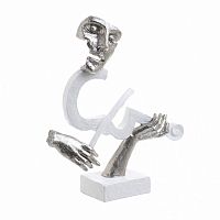 декор настольный скрипка серебристого цвета в Нижневартовске