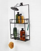 полка-органайзер для душа cubiko чёрная в Нижневартовске