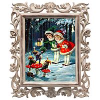 картина «с новым годом!» в раме «соланж», версия 14 в Нижневартовске