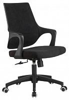 офисное кресло рива чейр rch 928, обивка: текстиль, цвет: ткань кашемир черная в Нижневартовске