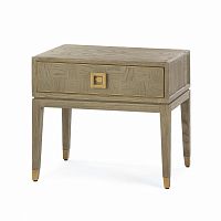 тумбочка прикроватная с ящиком серая pero в Нижневартовске