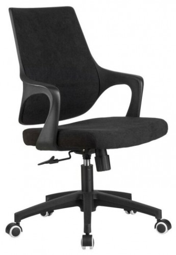 офисное кресло рива чейр rch 928, обивка: текстиль, цвет: ткань кашемир черная в Нижневартовске