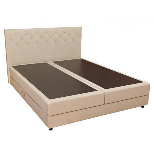 кровать двуспальная 180х200 бежевая уэльс в Нижневартовске