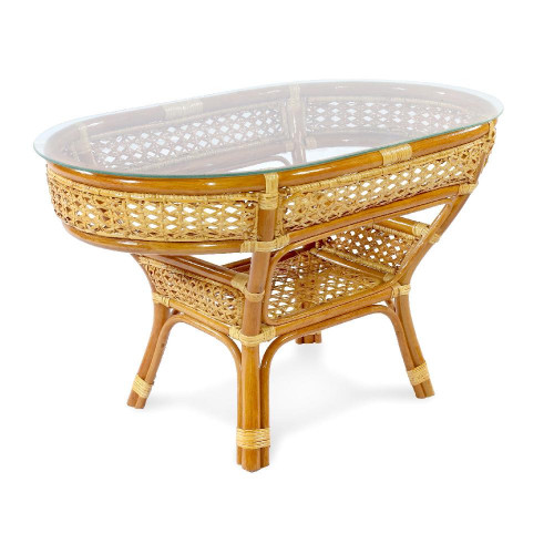 стол пеланги, овальный, бежевый в Нижневартовске