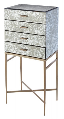 комод dallin серый, золото в Нижневартовске