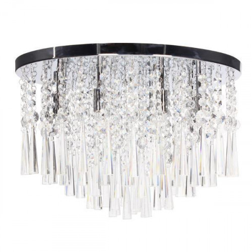 дизайнерская потолочная люстра spot light luxoria 9018828 хром в Нижневартовске