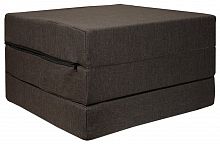 пуф шарм-дизайн матрас мобильный шаг 120 коричневый в Нижневартовске