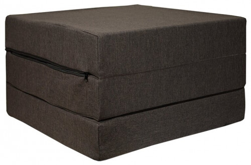 пуф шарм-дизайн матрас мобильный шаг 120 коричневый в Нижневартовске