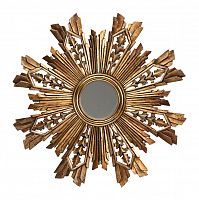 зеркало-солнце золотое состаренное диаметр 60 см solstice vintage в Нижневартовске