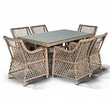 латте, обеденная группа на 4 персоны ,бежевый в Нижневартовске