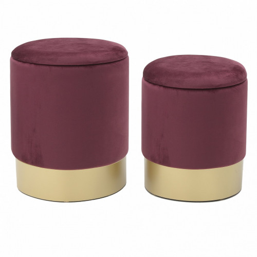 набор пуфов share бордовый в Нижневартовске