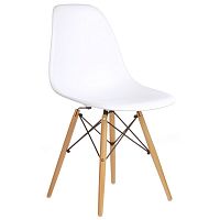 стул деревянный pc-015 белый (eames style) в Нижневартовске