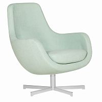 кресло stefani на вращающемся основании светло-голубое в Нижневартовске