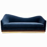 диван hughes sofa прямой синий в Нижневартовске