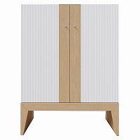 буфет белый полоска 90х50х120 srip в Нижневартовске