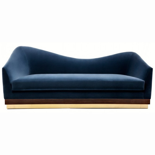 диван hughes sofa прямой синий в Нижневартовске