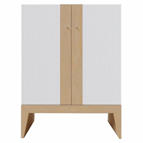 буфет белый полоска 90х50х120 srip в Нижневартовске