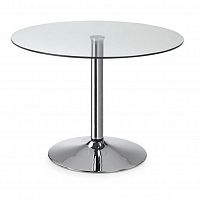 стол круглый florida прозрачный от la forma (ex julia grup) в Нижневартовске