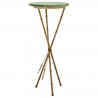 стол журнальный gems золотой, зеленый в Нижневартовске