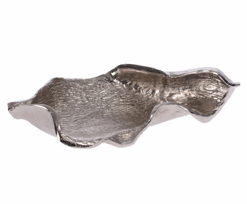 блюдо mila серебристого цвета в Нижневартовске