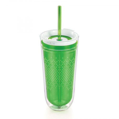 стакан с двойными стенками travel зеленый в Нижневартовске