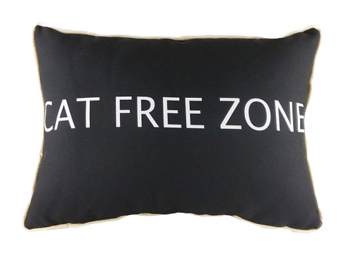 подушка с надписью cat free zone в Нижневартовске