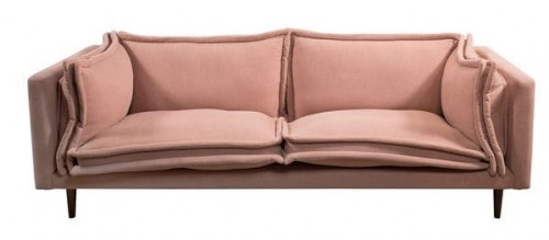 диван charlotte прямой розовый в Нижневартовске