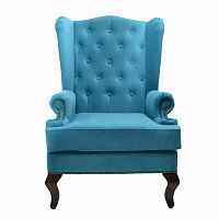 каминное кресло с ушами бирюзовое в Нижневартовске