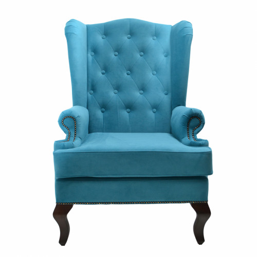 каминное кресло с ушами бирюзовое в Нижневартовске