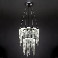 подвесной светодиодный светильник eurosvet royal 90088/2 хром в Нижневартовске