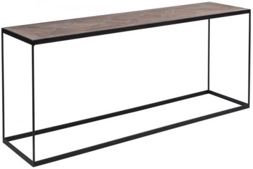 консоль parquette черная с коричневой столешницей в Нижневартовске