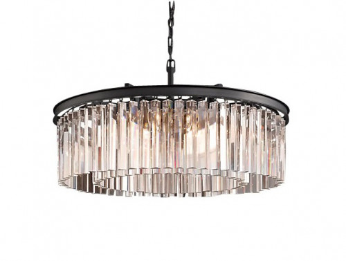 люстра prism black 50 черная, прозрачное стеко в Нижневартовске