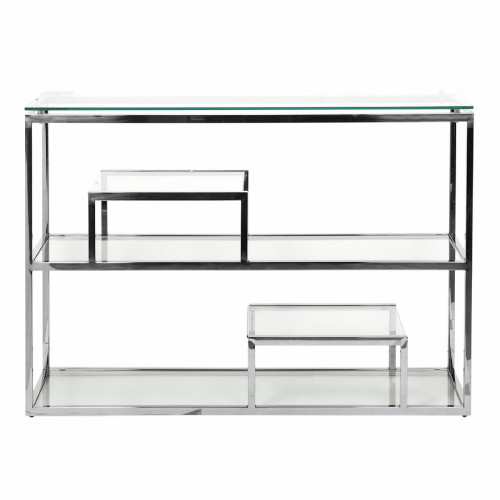 консоль, цвет хром 140*38*79см хром в Нижневартовске