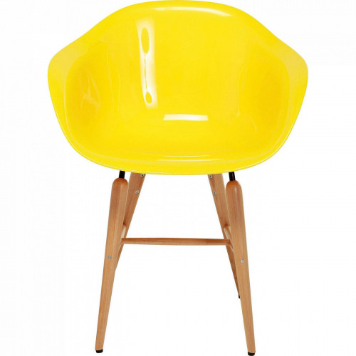 стул с подлокотниками forum желтый в Нижневартовске