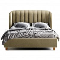 кровать двуспальная 180х200 бежевая tulip в Нижневартовске