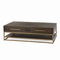 стол кофейный bullard коричневый в Нижневартовске