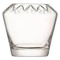 подсвечник стеклянный с резьбой frieze, 16,5 см в Нижневартовске