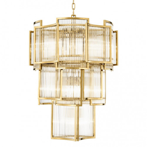 люстра 111673 от eichholtz прозрачная/золото в Нижневартовске